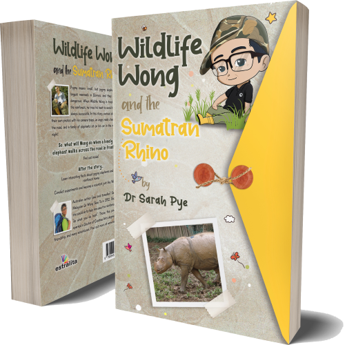 Wildlife Wong and the Sumatran Rhino 3D Book Cover